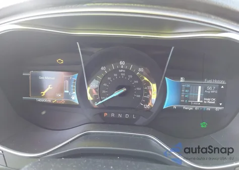 2017 Ford Fusion Energi Se Luxury из США, поврежденный, VIN 3FA6P0PU5HR379853